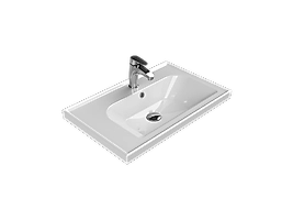 TURKUAZ Etajerli Lavabo, Frame, 70x45 cm