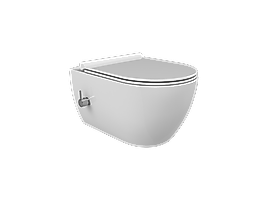 TURKUAZ Asma Klozet, City Rimless (Entegre Ara Musluklu)