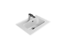 TURKUAZ Etajerli Lavabo, Blue, 50x36 cm