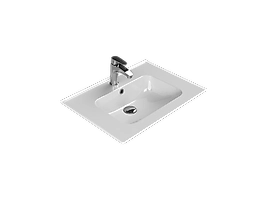 TURKUAZ Etajerli Lavabo, Blue, 65x47 cm