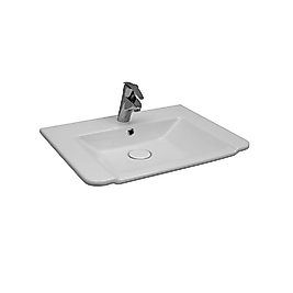 E.C.A.-SEREL DG01 Diagonal Tezgah Üstü Lavabo 65x48cm