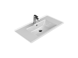 TURKUAZ Etajerli Lavabo, Arte, 85x45 cm