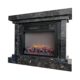 HBL3000LT Heatbox Elektrikli Fanlı Şömine Large 3000W Lotus Desenli Bluetooth Ses Efektli (126x34x87)