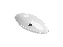 TURKUAZ Tezgah Üstü Lavabo, Olive, 75x38 cm