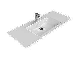 TURKUAZ Etajerli Lavabo, İbiza, 121x51 cm