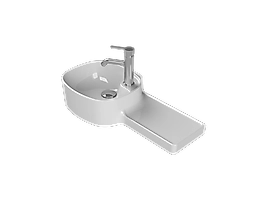 TURKUAZ Etajerli Lavabo, Harmony, 65x32x20,5 cm