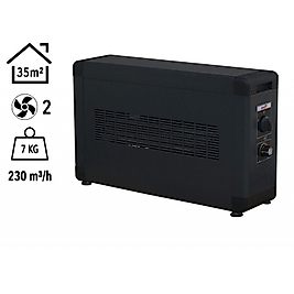 Heatbox Board 3000 watt Monofaze Elektrikli Fanlı Isıtıcı Füme