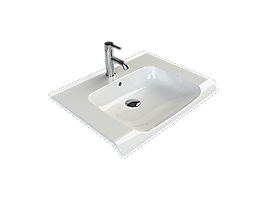 TURKUAZ Etajerli Lavabo, Anova, 65x50 cm