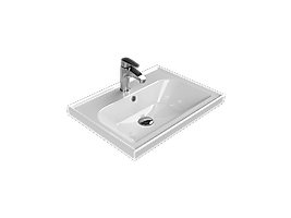 TURKUAZ Etajerli Lavabo, Frame, 60x45 cm