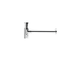 TURKUAZ Lavabo Sifonu (Düz 42 cm)