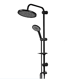 DİMORA Harmonica Siyah Robot Duş Seti