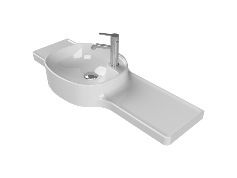 TURKUAZ Etajerli Lavabo, Harmony, 100x37,5x26,4 cm