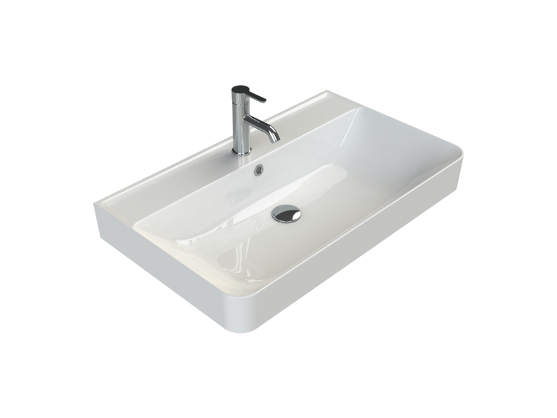 TURKUAZ Etajerli Lavabo, Hera, 80x48 cm