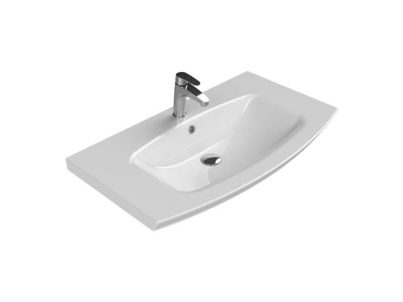 TURKUAZ Etajerli Lavabo, Plus, 90x51 cm