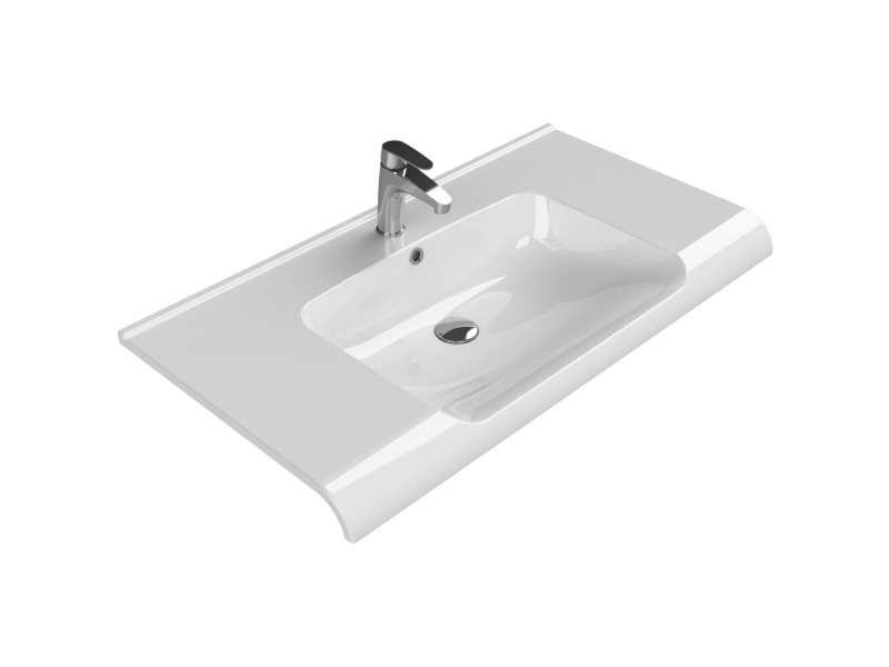 TURKUAZ Etajerli Lavabo, Anova, 100x50 cm