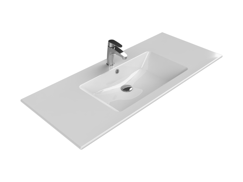 TURKUAZ Etajerli Lavabo, İbiza, 121x51 cm