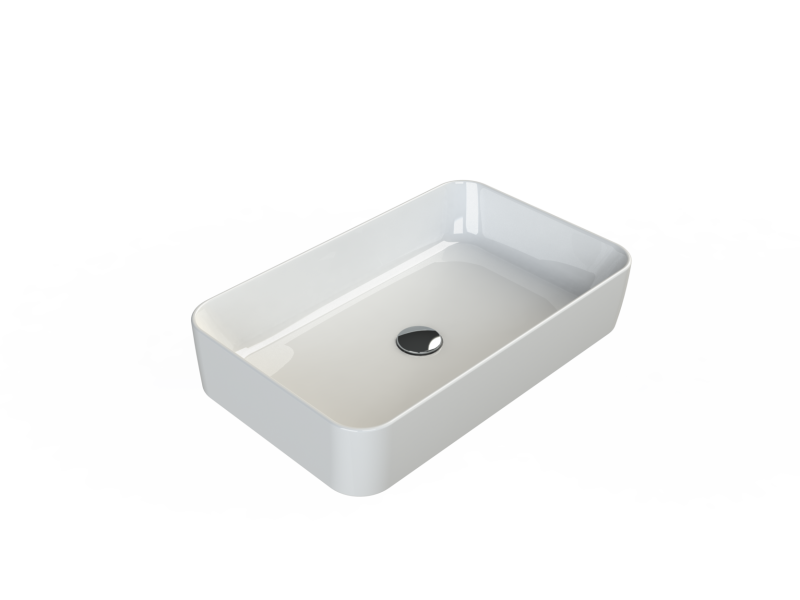 TURKUAZ Tezgah Üstü Lavabo, Hera, 60x38 cm