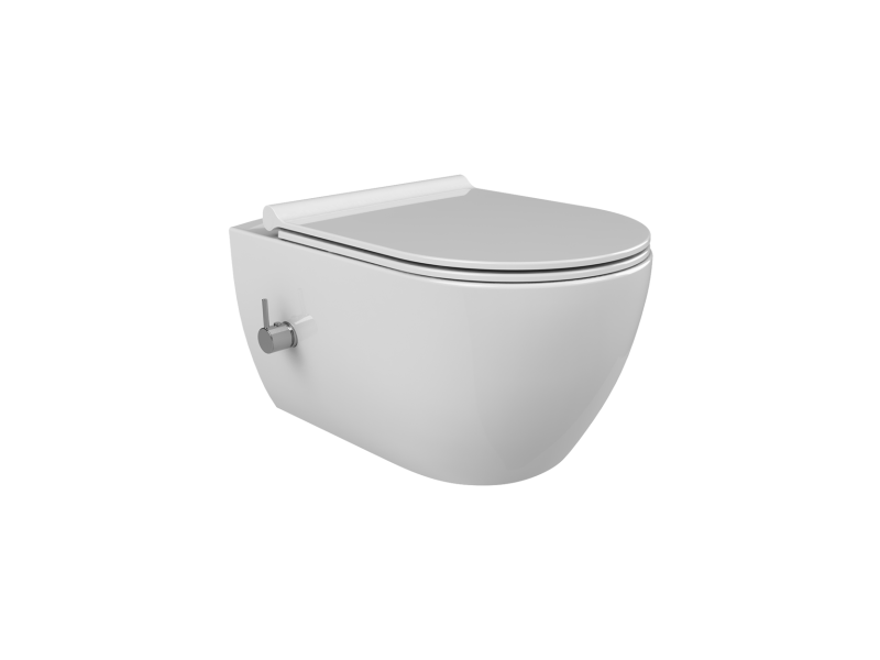 TURKUAZ Asma Klozet, City Rimless (Entegre Ara Musluklu)