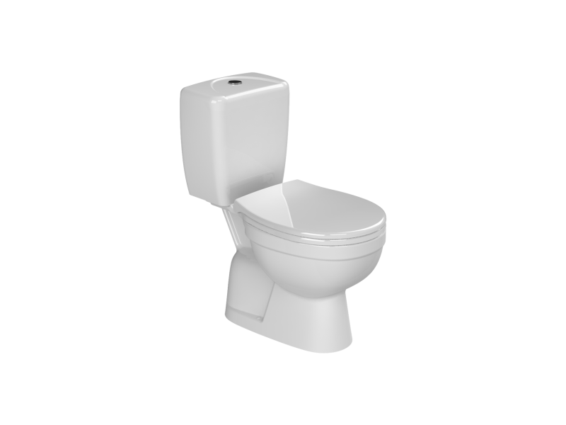 TURKUAZ Klozet, Lila (Alttan çıkışlı)