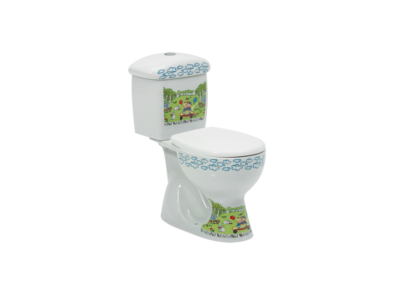 TURKUAZ Klozet, Yumurcak (Alttan çıkışlı)