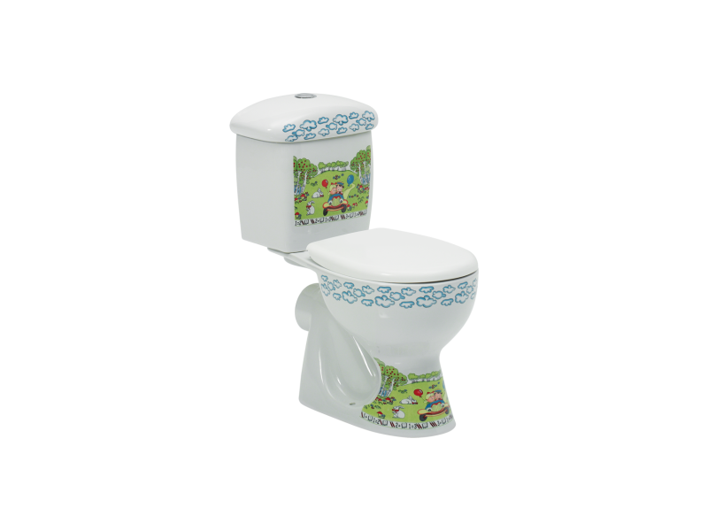 TURKUAZ Klozet, Yumurcak (Arkadan çıkışlı)