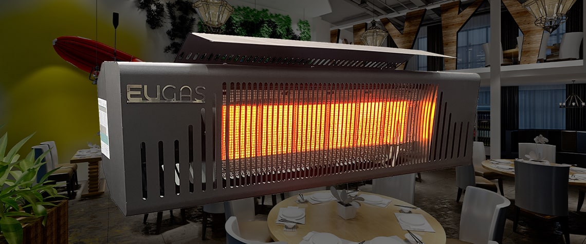 EUCER 6 Seramik TAŞLI Radyant ISITICI 12KW