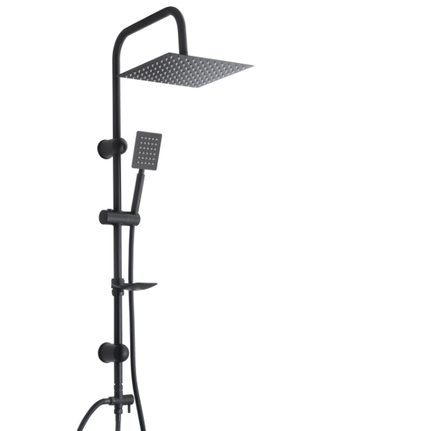 DİMORA Nota 304 Siyah Robot Duş Seti