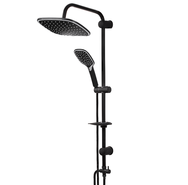 DİMORA Violin Siyah Robot Duş Seti