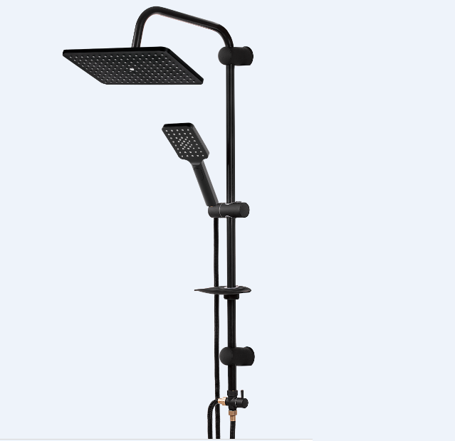 DİMORA Nero Siyah Robot Duş Seti