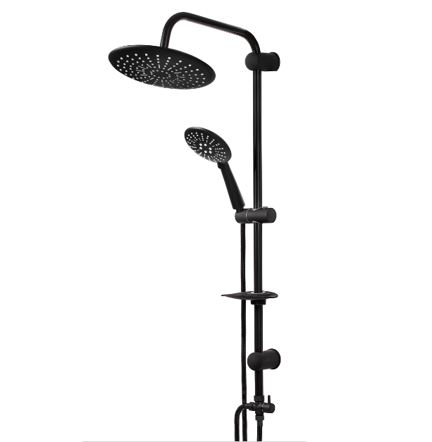 DİMORA Maracas Siyah Robot Duş Seti
