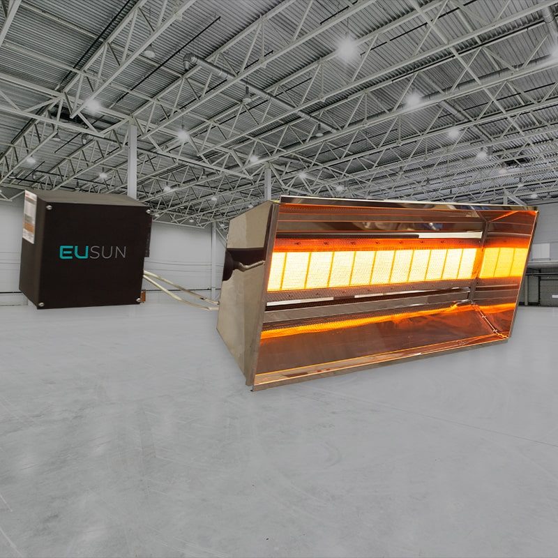 EUGAS EUSUN 12 Endüstriyel Seramik Radyant Isıtıcı 25 kW