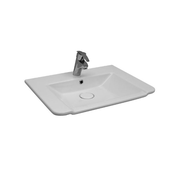 E.C.A.-SEREL DG01 Diagonal Tezgah Üstü Lavabo 65x48cm