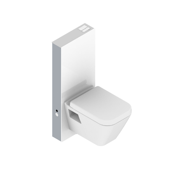 E.C.A.-SEREL GLASSBOX DUVAR ÖNÜ REZVERVUAR (BEYAZ CAM)